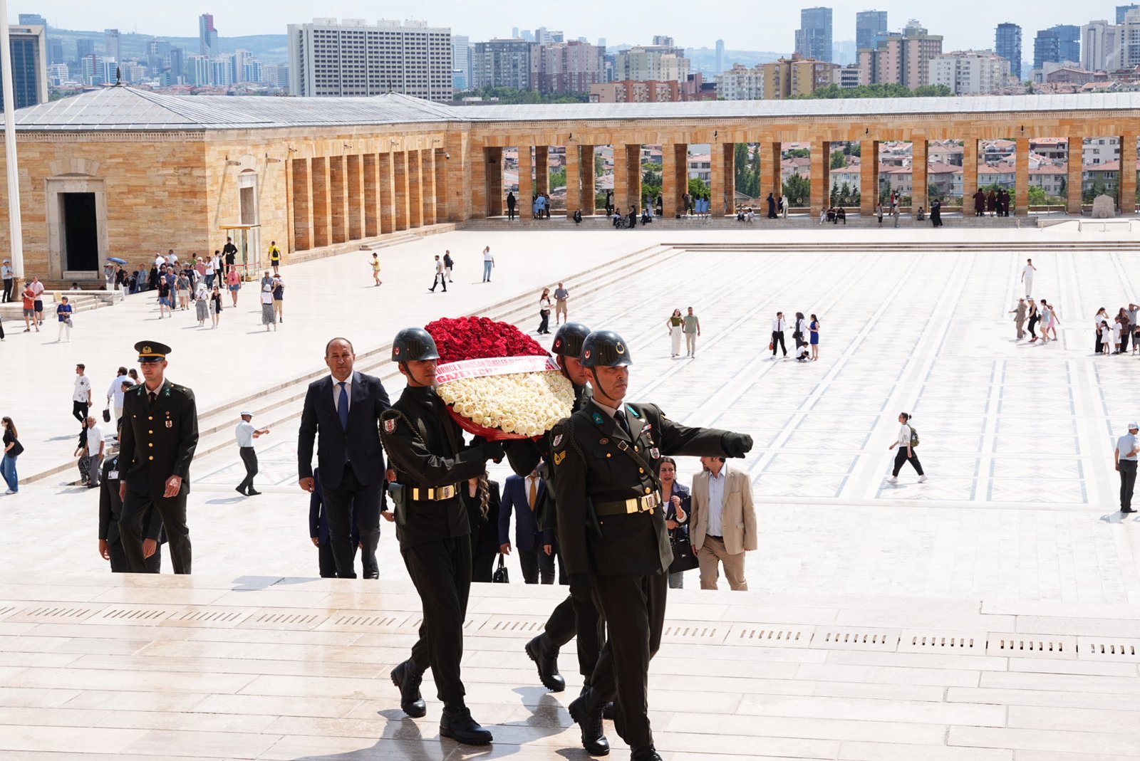 Aytekin Polatel’in Anıtkabir ziyaretinden bir kare